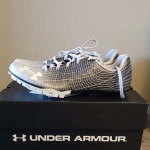 Under Armour Black and Gray UA Kick Sprint 3 Running Shoes